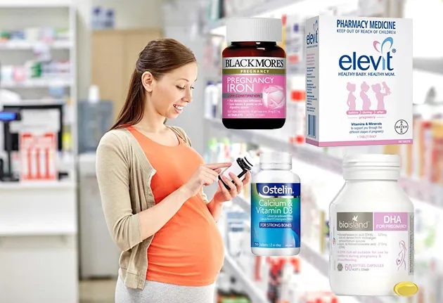 Các loại thực phẩm chức năng cần thiết cho bà bầu